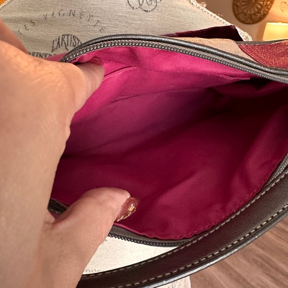 Y2K Coach Pink Patchwork Demi Baguette
Shoulder Bag Small Mini Purse - Picture 7 of 8